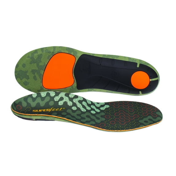 Superfeet Hike Cushion Insoles - Trim-To-Fit Flexible Arch Support Inserts for Hiking Boots or Shoes - Professional Grade - 11.5-13 Men / 12.5-14 Women
