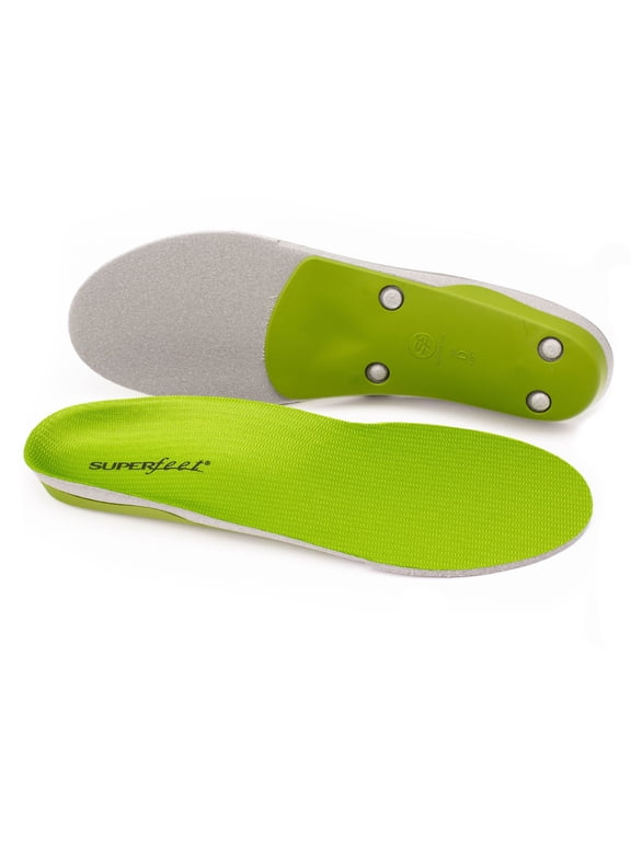 All-Purpose Support High Arch Insoles (Green) - Trim-To-Fit Orthotic Shoe Inserts - Professional Grade - Men 5.5-7 / Women 6.5-8