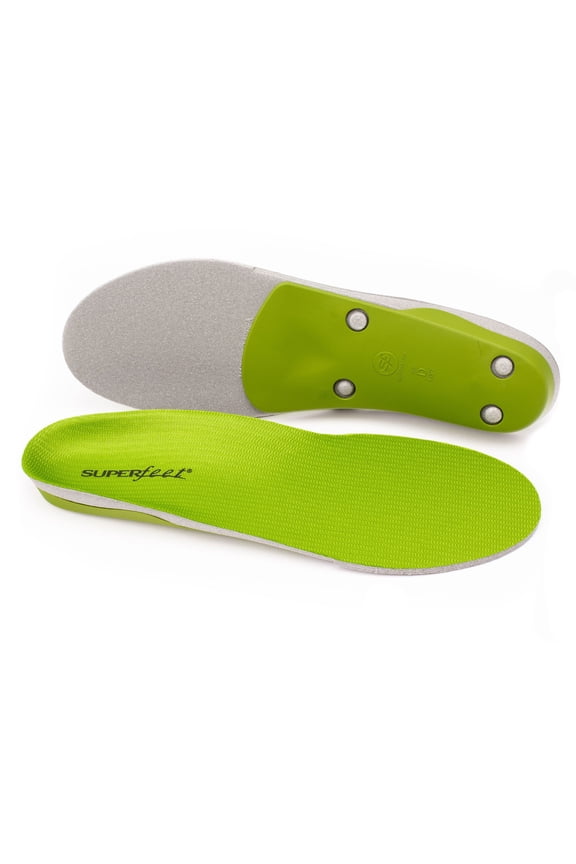 All-Purpose Support High Arch Insoles (Green) - Trim-To-Fit Orthotic Shoe Inserts - Professional Grade - Men 5.5-7 / Women 6.5-8