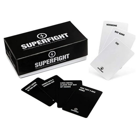 Superfight: Core Deck - A Card Game of Absurd Arguments | Fun Family Friendly, Party Game of Super Powers and Super Problems, 500-Card Deck, 3+ Players, Ages 8+