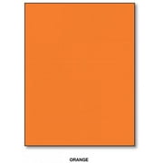 Superfine Printing Color Card Stock 65lb, Orange, Size - 8 1/2" X 5 1/2", 50 Sheets