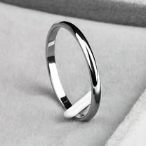 Stainless Steel Tail Ring Geometric Design for Women and Men Minimalist Ring Band Fashion Jewelry Finger Ring