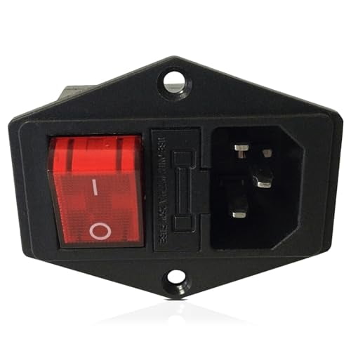 Superfit 10A 250V Power Entry On Off Switch Inlet Power Plug Socket ...
