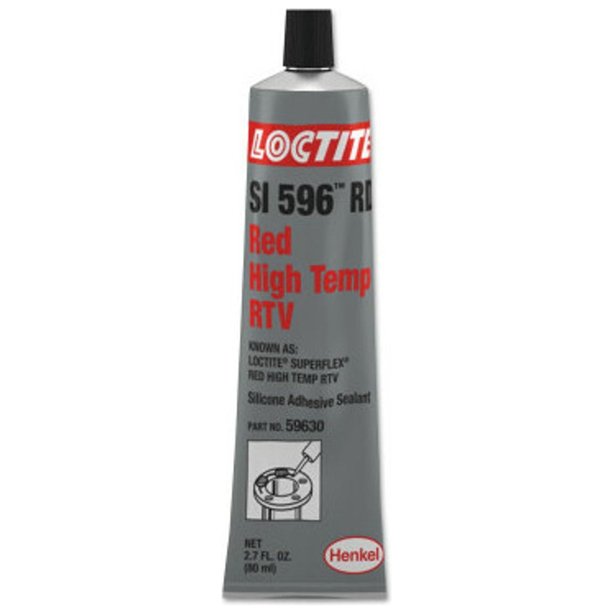 Loctite Waterproof Sealant Clear Silicone, 2.7 fl oz