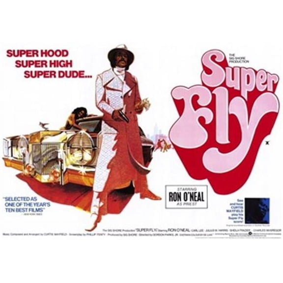 Superfly Movie Poster - 17 x 11 in.