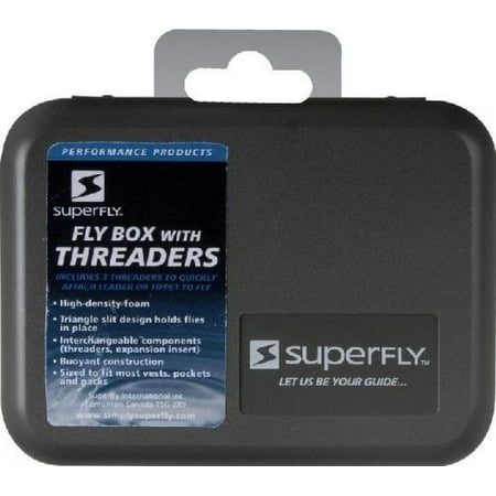 Superfly Fly Box Trifoam with Threader-Small