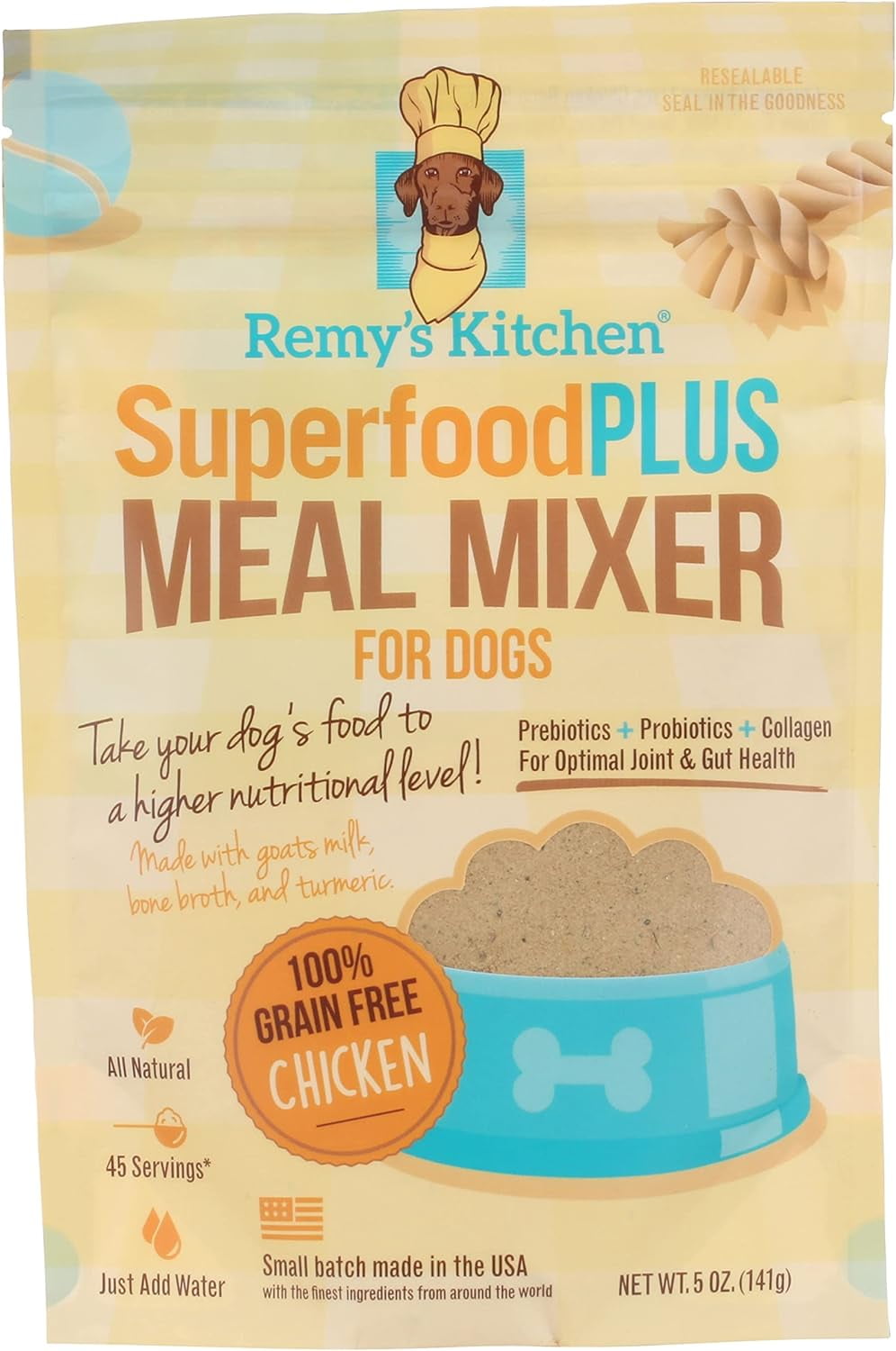 SuperfoodPLUS Meal Mixers for Dogs Chicken, 5 oz Dog Food Topper