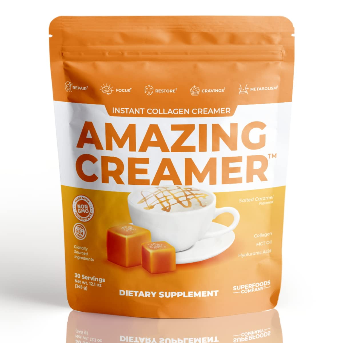 Superfoods Company Amazing Creamer with Collagen Keto Creamer