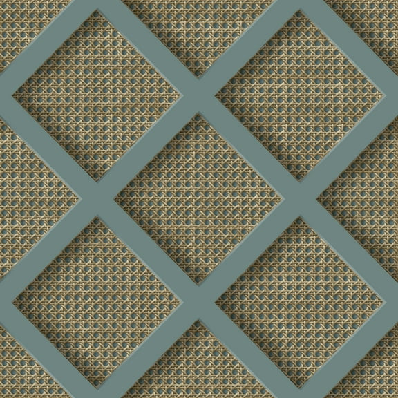 Superfresco Easy Ocean Panel Rattan Wallpaper