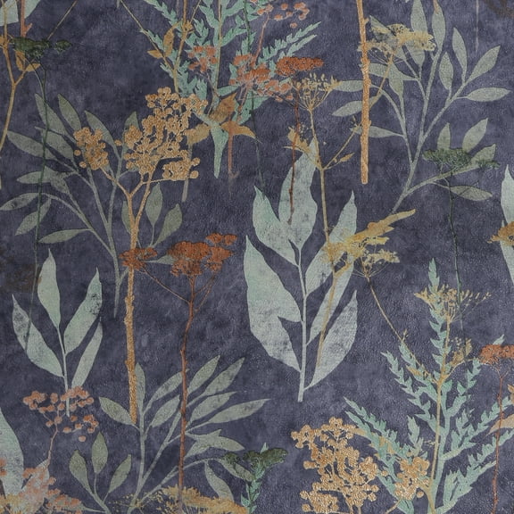 Superfresco Easy Solstice Navy Copper Wallpaper