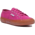 thumbnail image 1 of Superga 2750 Cotu Women's Classic Lace Up Casual Sneakers In Fuchsia Size 8, 1 of 6