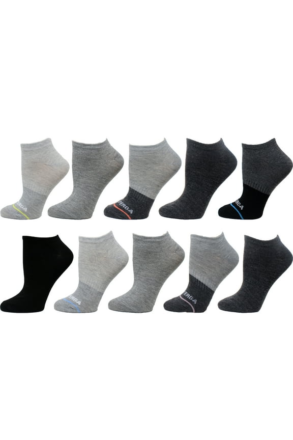 Ladies 10pk Lowcut Socks