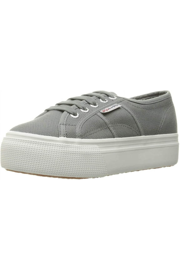 Unisex Low-Top Platform Lace Up Tennis Shoes Sneakers Sage Grey (Grey Sage, 41.5 EU/10 M US)