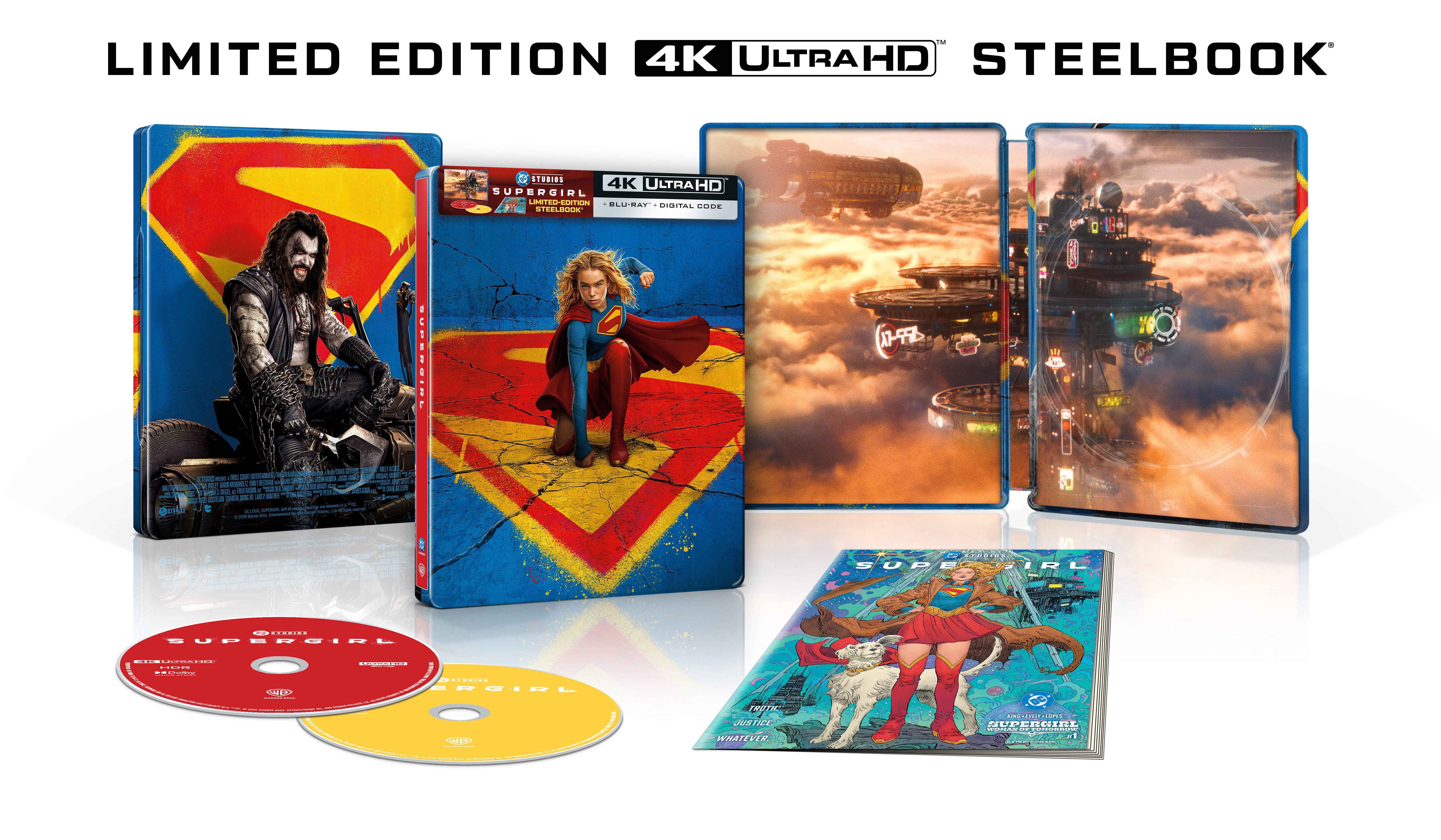 Supergirl (2026) (Steelbook) (4K Ultra HD + Blu-ray + Digital Copy), Science Fiction, Warner Bros.