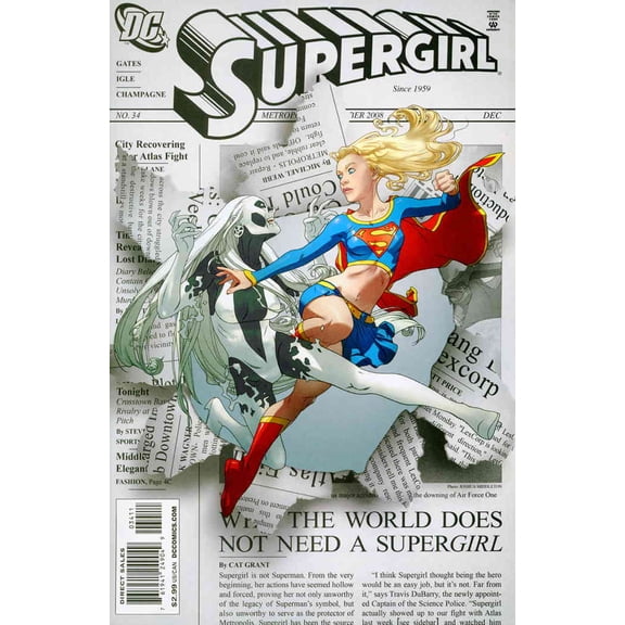 Supergirl (4th Series) #34 VF ; DC Comic Book
