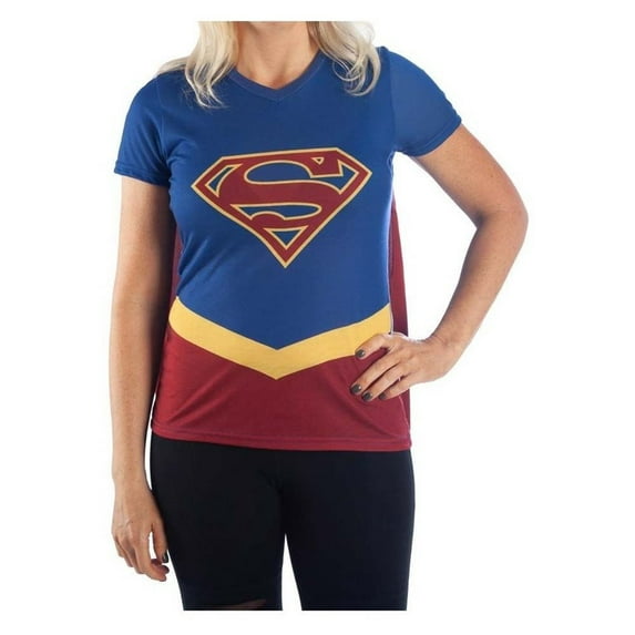 Supergirl Caped Costume Women's T-Shirt-XLarge