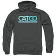 thumbnail image 1 of Supergirl Catco Logo Adult Pullover Hoodie Sweatshirt Charcoal, 1 of 1