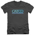thumbnail image 1 of Supergirl - Catco Logo - Slim Fit V Neck Shirt - XX-Large, 1 of 2
