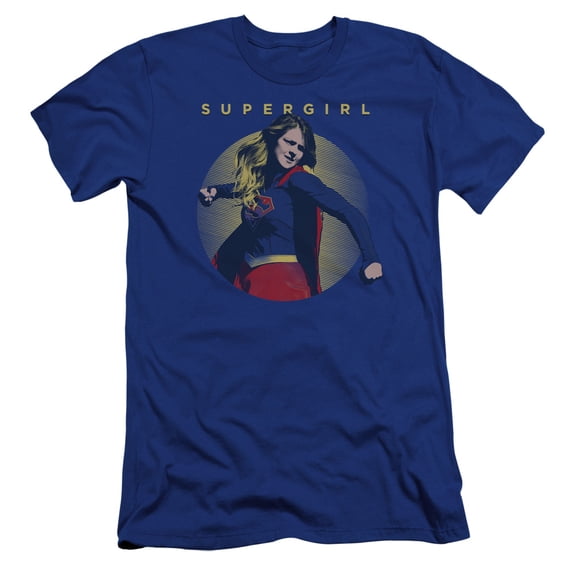 Supergirl - Classic Hero - Premium Slim Fit Short Sleeve Shirt - Small