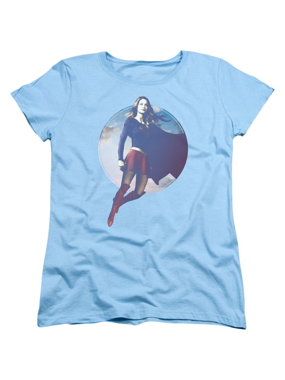 Supergirl - Cloudy Circle - Women's Short Sleeve Shirt - XX-Large