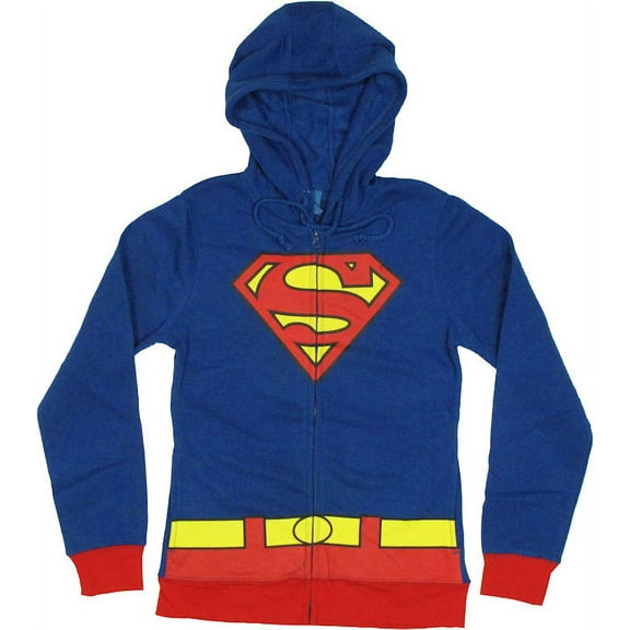 Supergirl Costume Suit Junior Hoodie