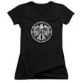 thumbnail image 1 of Supergirl Deo Junior Women's V-Neck T-Shirt Black, 1 of 1