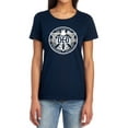 thumbnail image 1 of Supergirl Deo Women's T Shirt, Navy, 2X-Large, 1 of 6