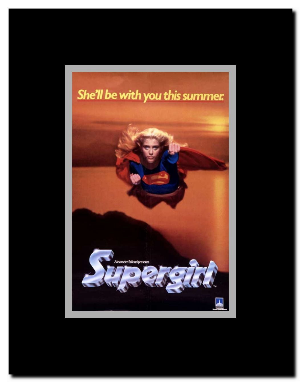 Supergirl Framed Movie Poster