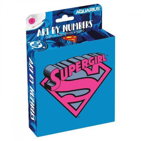 Supergirl Micro Art by Numbers