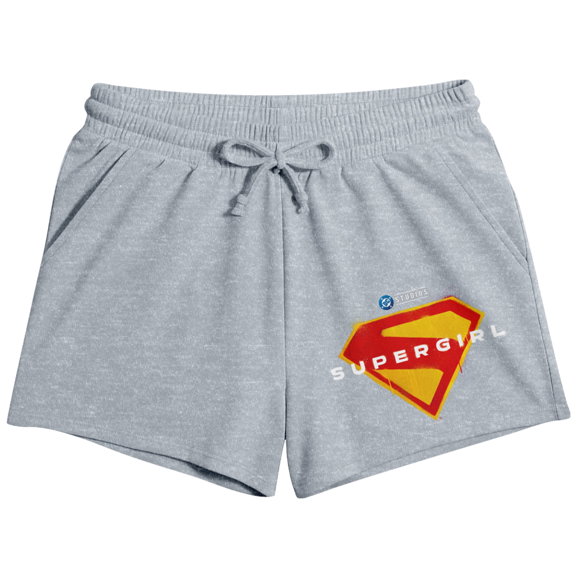 Supergirl Movie 2026 Women's Lounge Sleep Shorts with Shield Graphic-XL ...