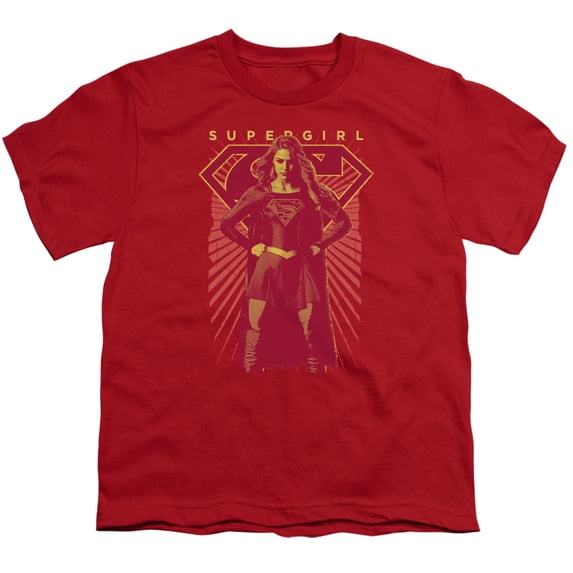 Supergirl - Ready Set - Youth Short Sleeve Shirt - Small