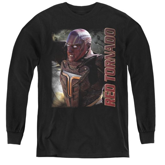 Supergirl - Red Tornado - Youth Long Sleeve Shirt - Large