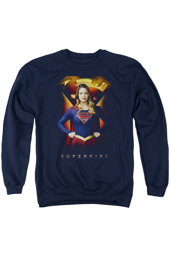 Supergirl - Standing Symbol - Crewneck Sweatshirt - Large