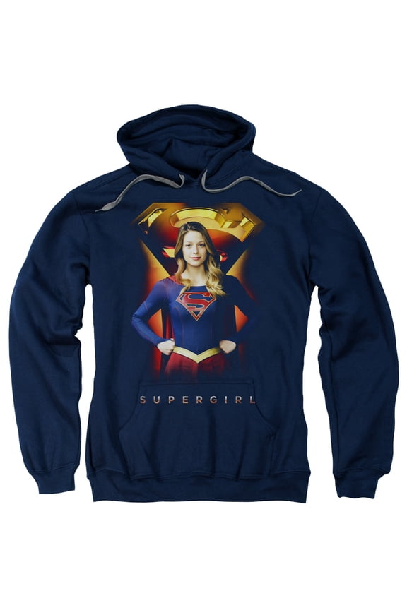 Supergirl - Standing Symbol - Pull-Over Hoodie - Large