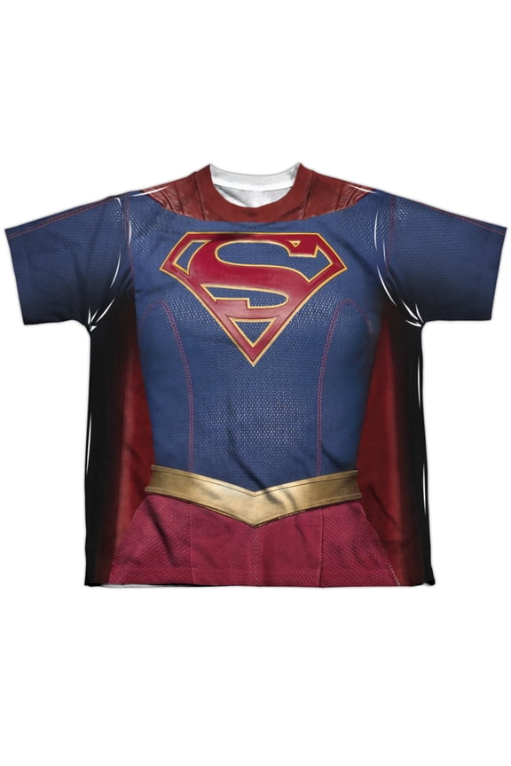 Supergirl - Supergirl Uniform - Youth Short Sleeve Shirt - Large