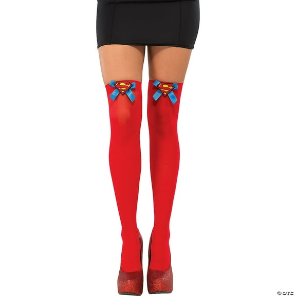 Supergirl Thigh Highs Adult Halloween Accessory