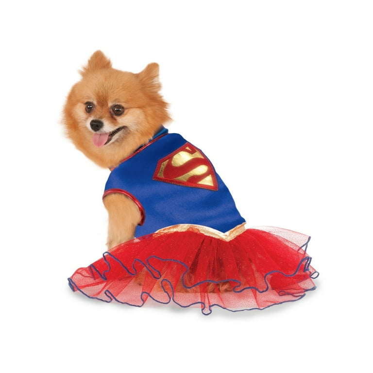 Supergirl Tutu Dress Pet Dog Costume
