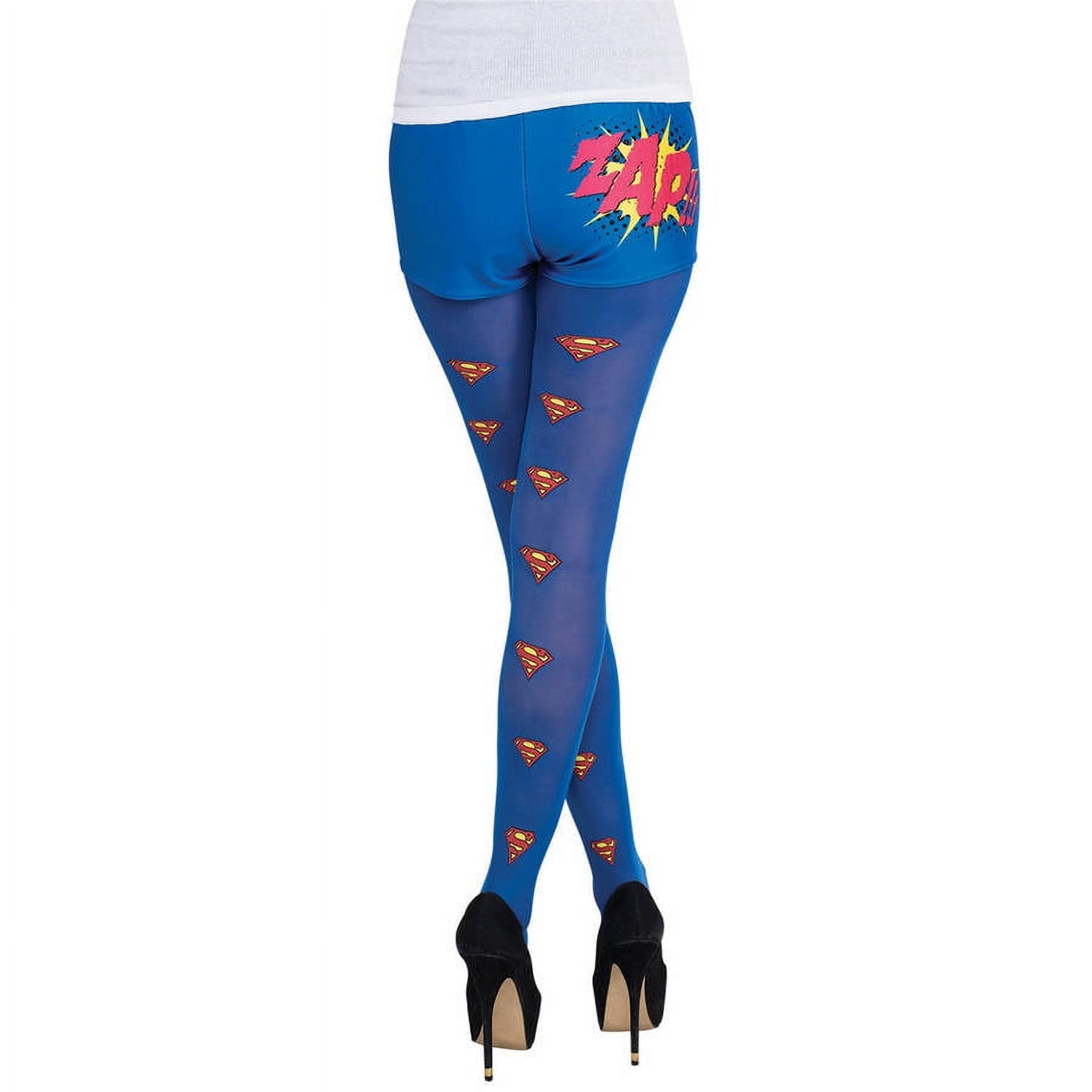 Supergirl Womens Tights Halloween Costume Accessory 