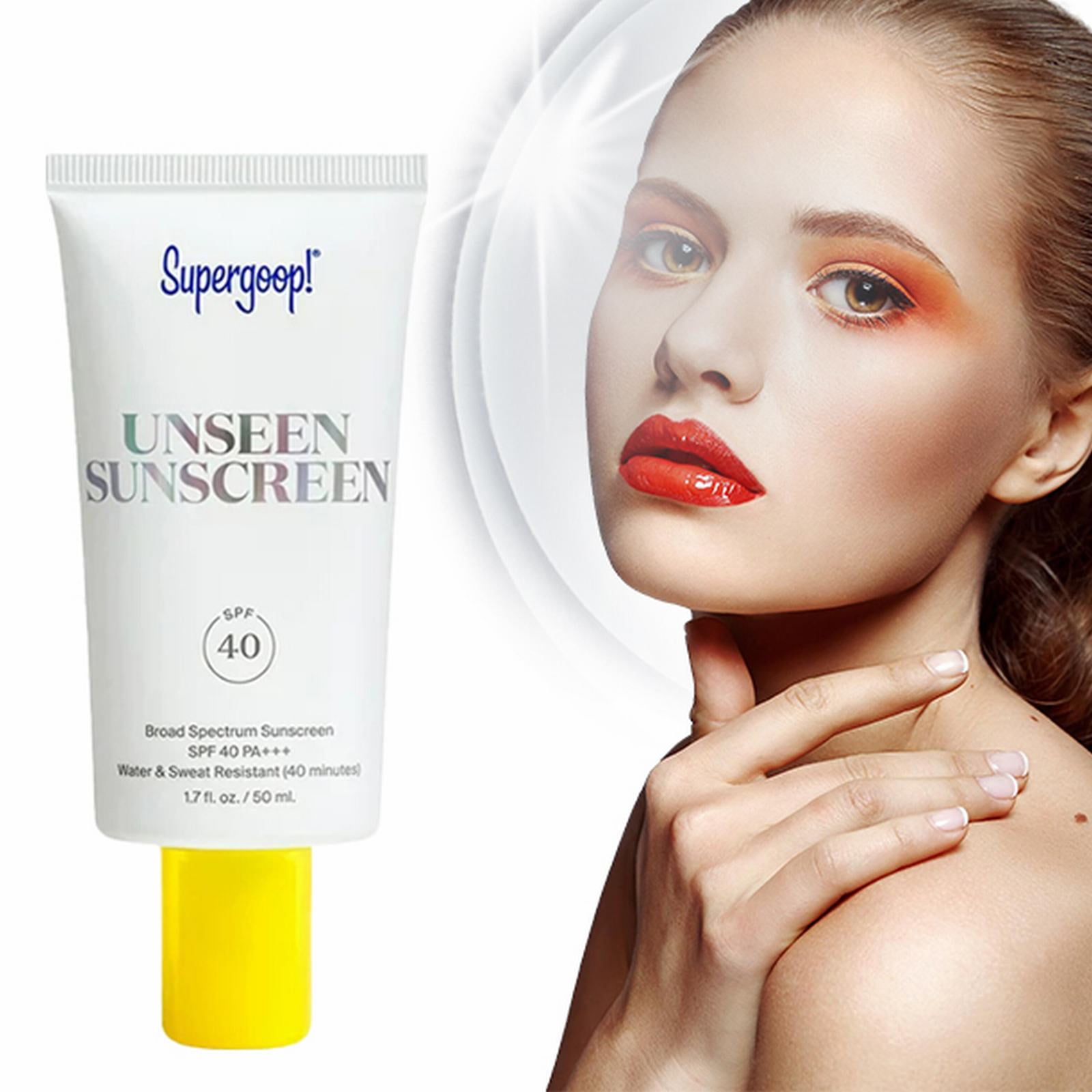 Supergoop Front Protective Creaming Travel Ultra Light & Invisible SPF Sunscreen Body Lotion