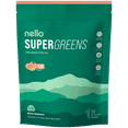 thumbnail image 1 of Supergreens Premium Superfood Greens Drink Mix w/Chlorella, Moringa, Spinach & Broccoli + Digestive Enzymes & Probiotic Blend -Nutrient-Packed Powder (Mango Peach 20 Servings, Travel Pack), 1 of 4