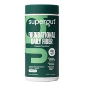 Supergut Foundational Daily Fiber Unflavored Prebiotic Fiber Blend for Gut & Digestive Health, 5.5 oz, 20 Servings