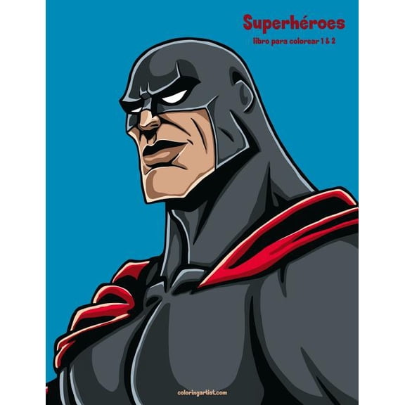 Superhroes Superhroes libro para colorear 1 & 2, (Paperback)