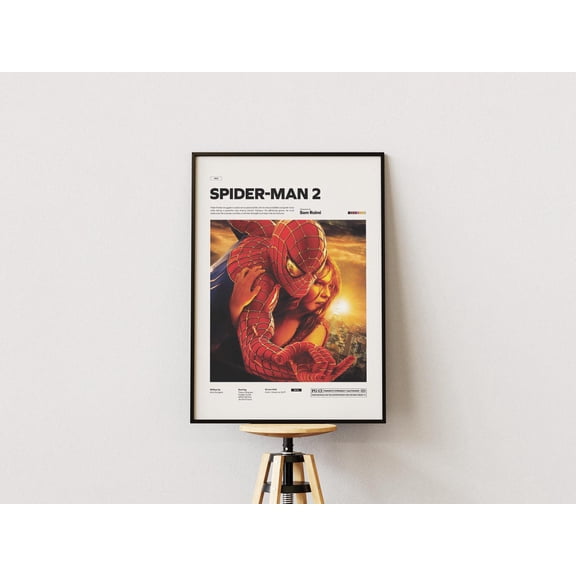Superhero Action Wall Decor Sci Fi Adventure Art Comic Book Fan Room, Unframed Poster