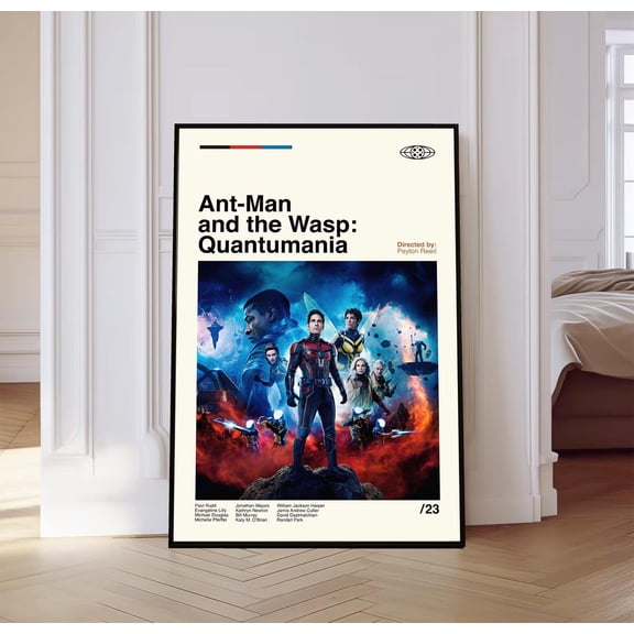 Superhero Action Wall Decor Subatomic Realm Exploration Art Modern Room, Unframed Poster
