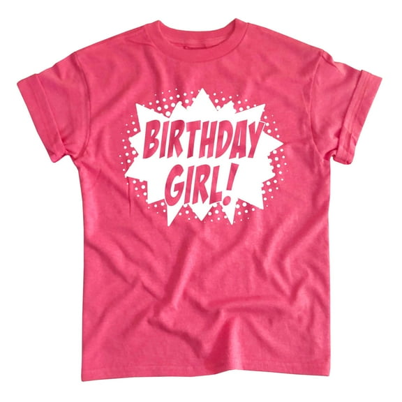 Superhero Birthday Girl! Kids T-Shirt