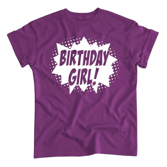 Superhero Birthday Girl! Kids T-Shirt