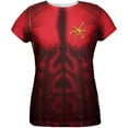 thumbnail image 1 of Superhero Boy Genius Cosplay Costume All Over Womens T Shirt Multi LG, 1 of 2