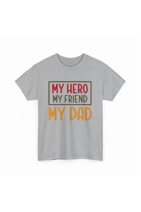 Superhero Comics T-Shirt, Funny Hero Fan Tee, My Hero My Friend My Dad Shirt