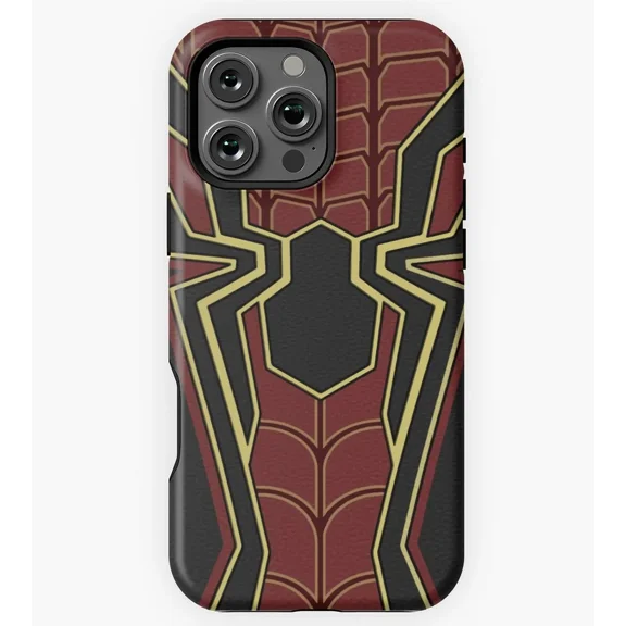 Superhero Costume Armor Upgrade Comic Art Protective Case for iPhone 11 12 13 14 15 16 17 Pro Max