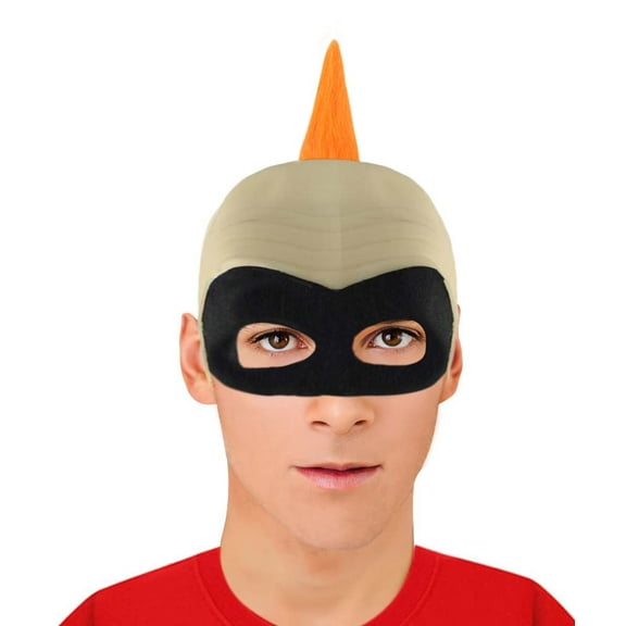 HPO Adult Men's Orange Halloween Wig – Adjustable Costume Hairpiece for Parties, Cosplay & Dress-Up